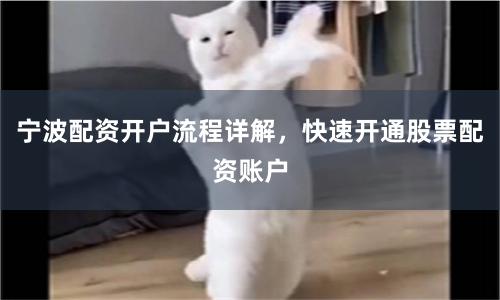 宁波配资开户流程详解，快速开通股票配资账户