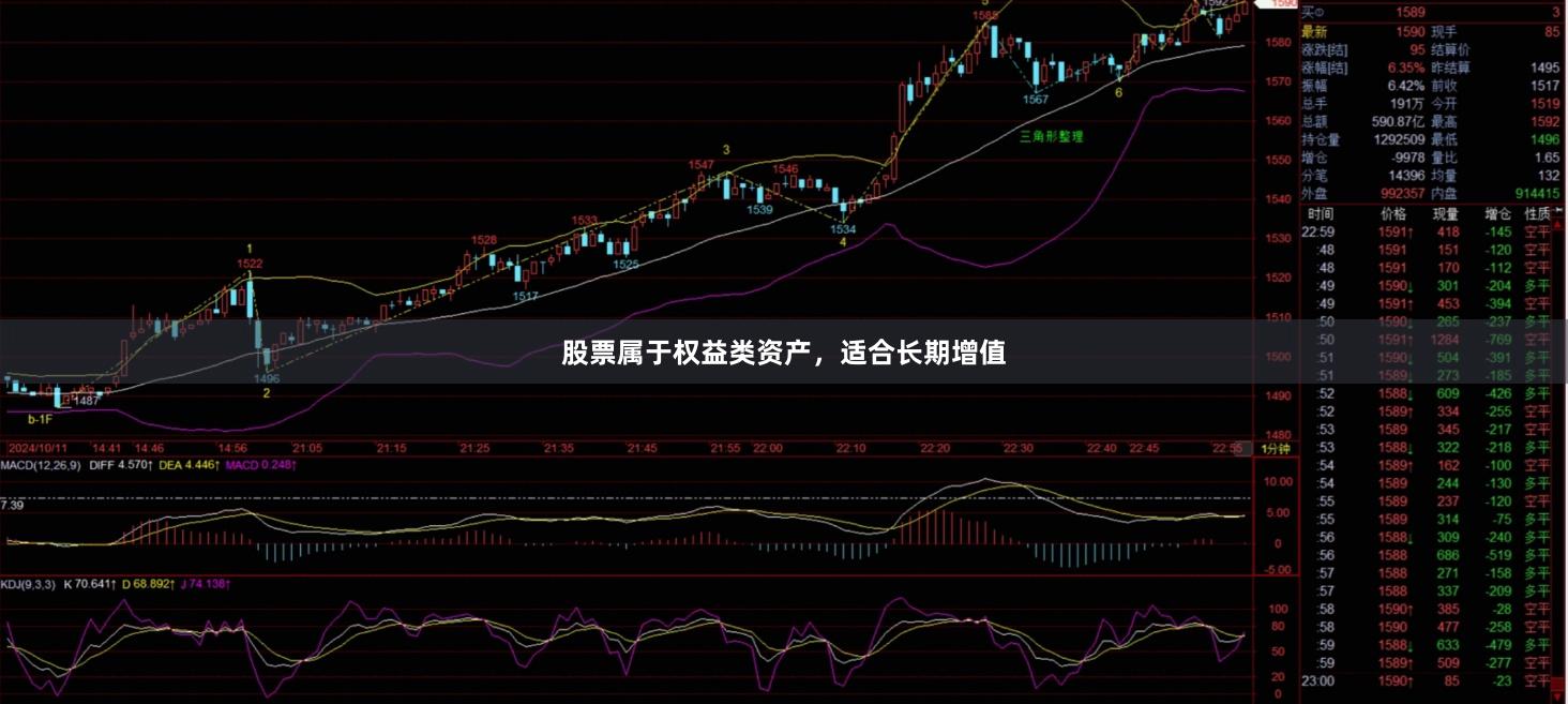 股票属于权益类资产,适合长期增值